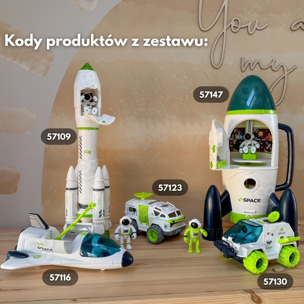 WOOPIE Space Shuttle and Rover Space Set 