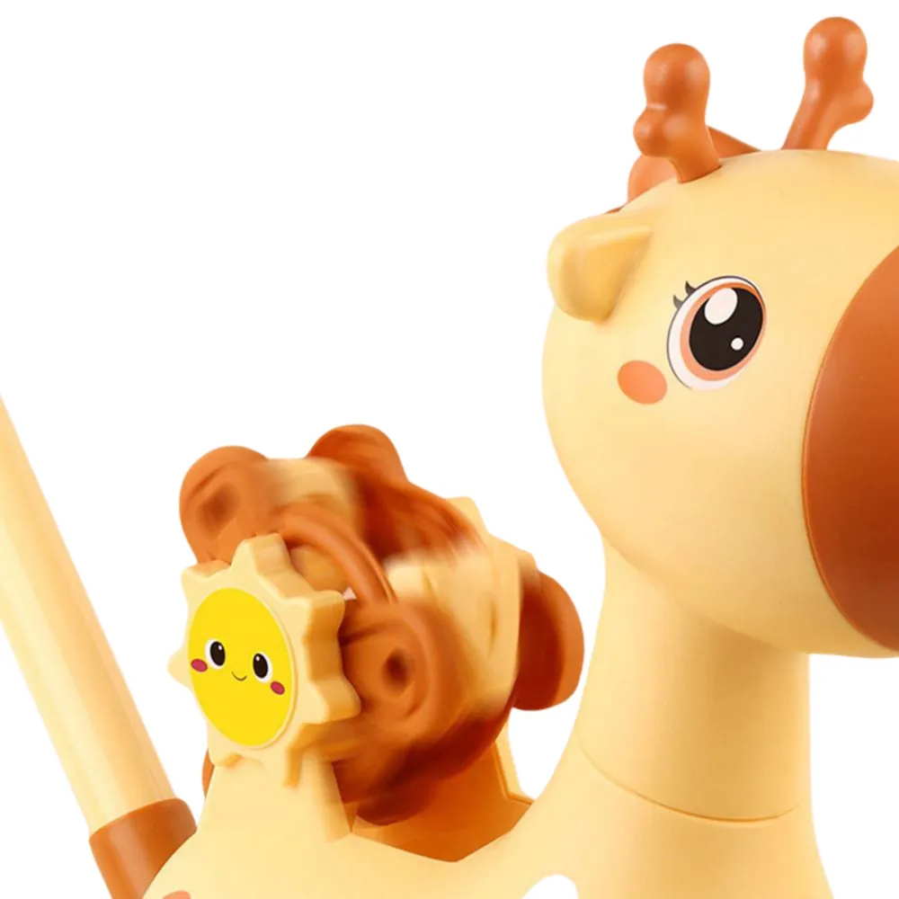 Muilo burbulų pūstuvas stumdukas WOOPIE Giraffe Pusher 2-in-1-LEKER-e-vaikas