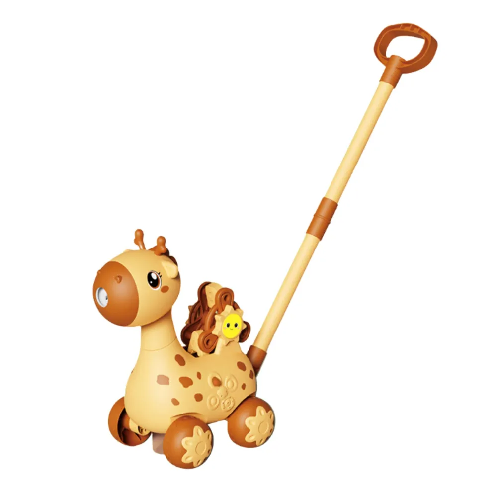 Muilo burbulų pūstuvas stumdukas WOOPIE Giraffe Pusher 2-in-1-LEKER-e-vaikas