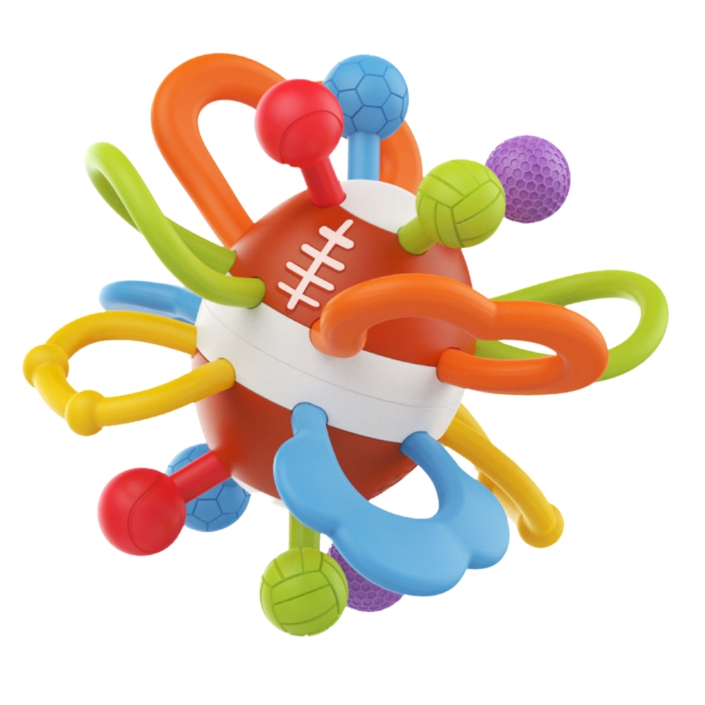 WOOPIE BABY Rattle Teether Sensory Ball for Babies Educational 0+ Soft 