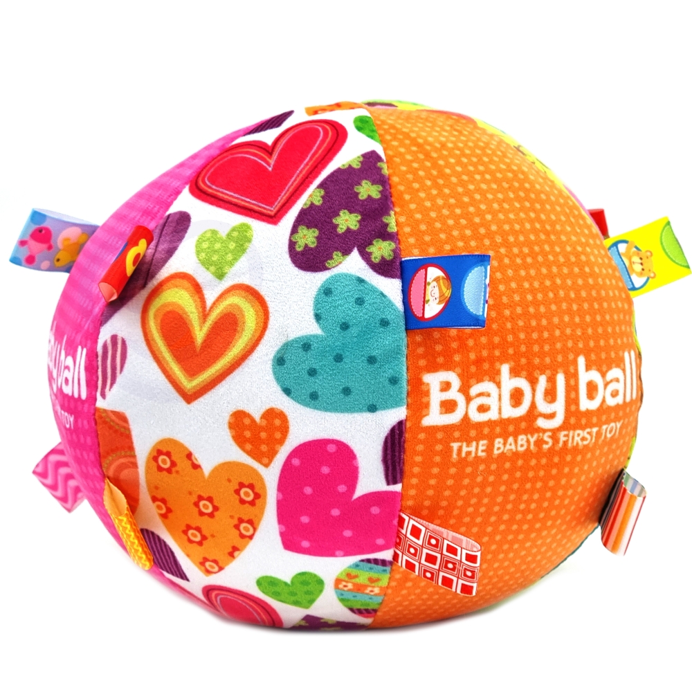 Minkštas sensorinis kamuolys WOOPIE BABY Lady Label + garsas-LEKER-e-vaikas