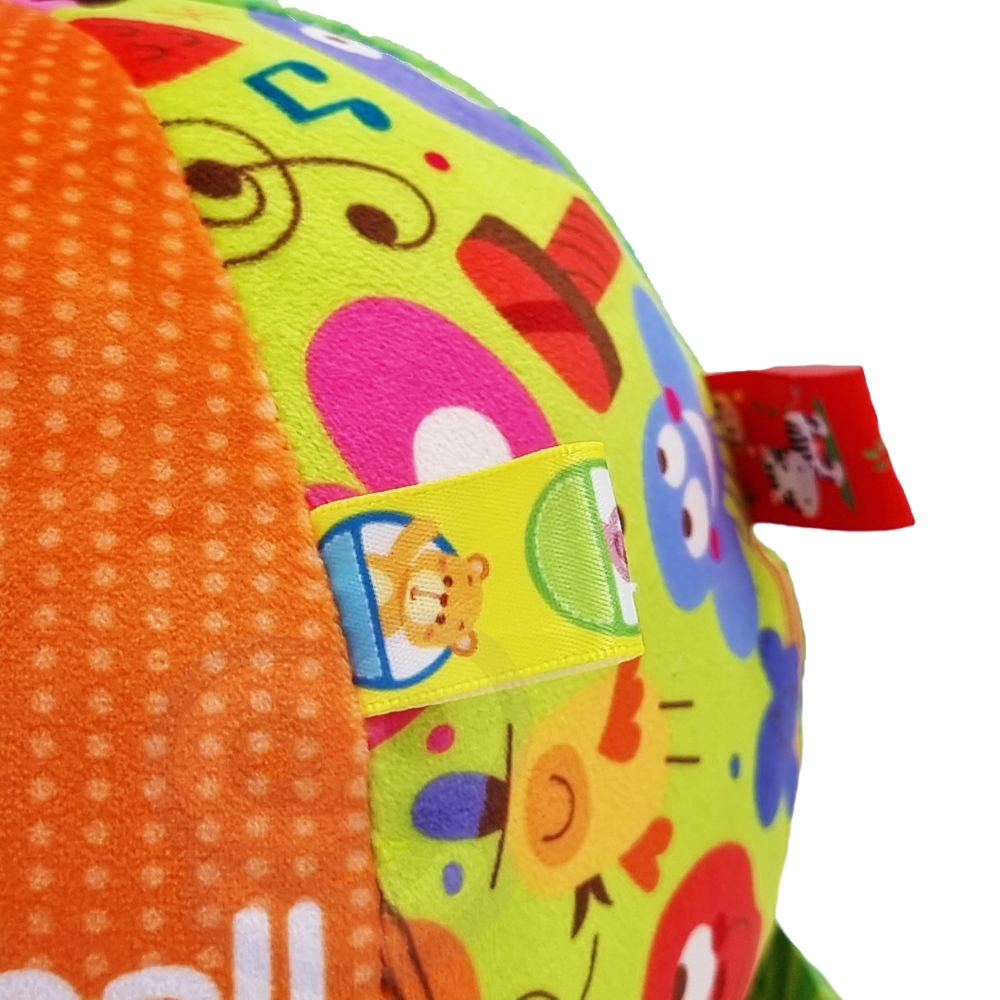 Minkštas sensorinis kamuolys WOOPIE BABY Lady Label + garsas-LEKER-e-vaikas