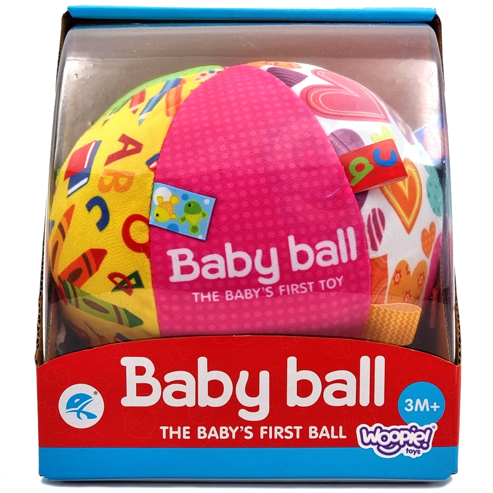 Minkštas sensorinis kamuolys WOOPIE BABY Lady Label + garsas-LEKER-e-vaikas