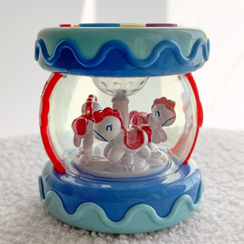 Muzikinis būgnas WOOPIE BABY su projektoriumi 3-in-1, padeda mokytis ropoti-LEKER-e-vaikas