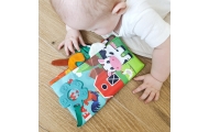WOOPIE BABY Animal Tails Fabric Book					