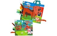 WOOPIE BABY Animal Tails Fabric Book					
