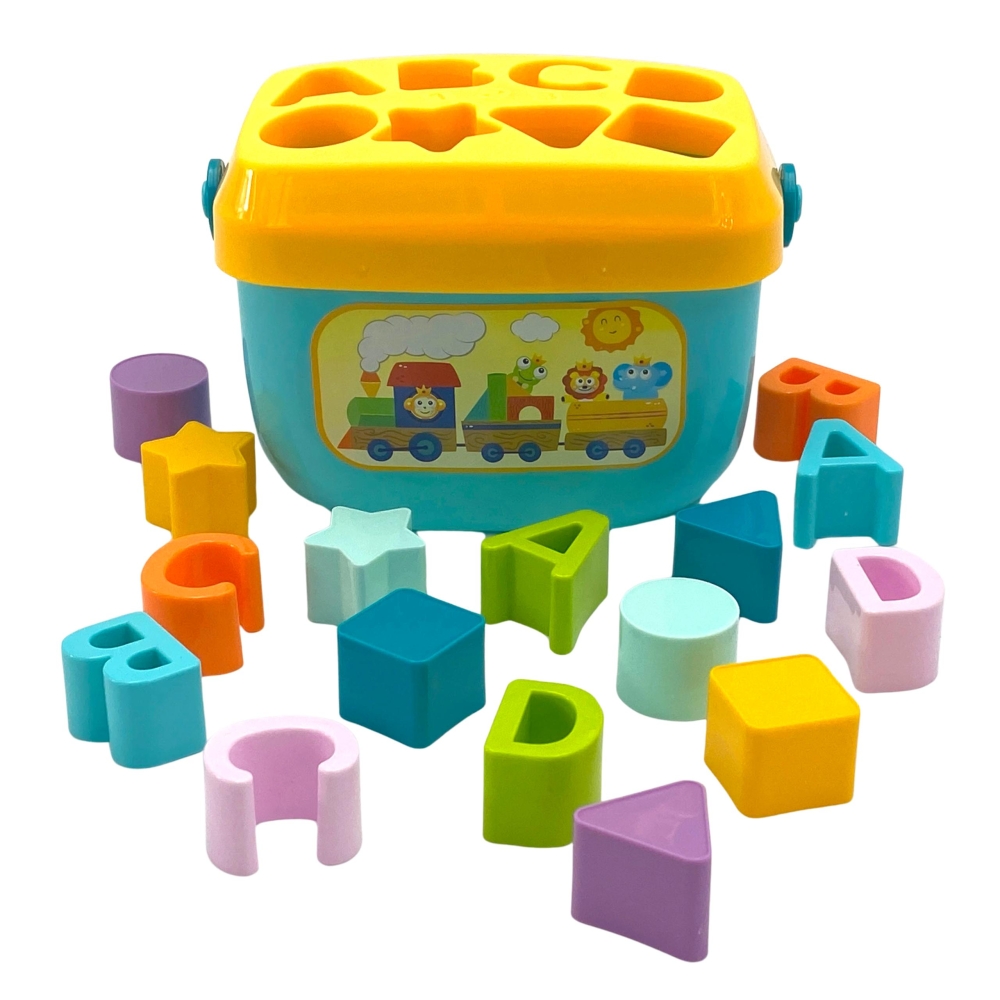 WOOPIE BABY Sorter 2 in 1 Case Suitcase + Alphabet and Shape Learning					