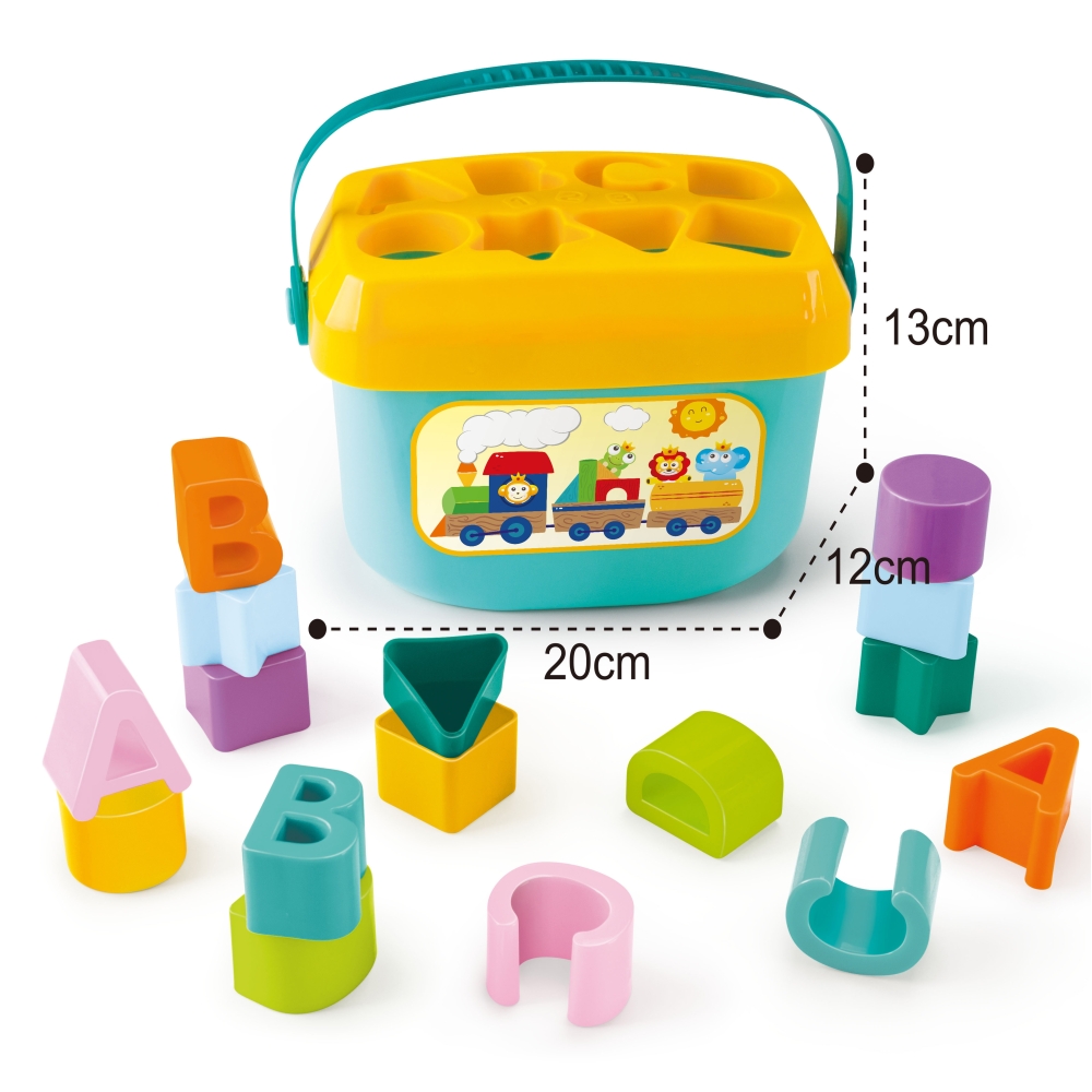 WOOPIE BABY Sorter 2 in 1 Case Suitcase + Alphabet and Shape Learning					
