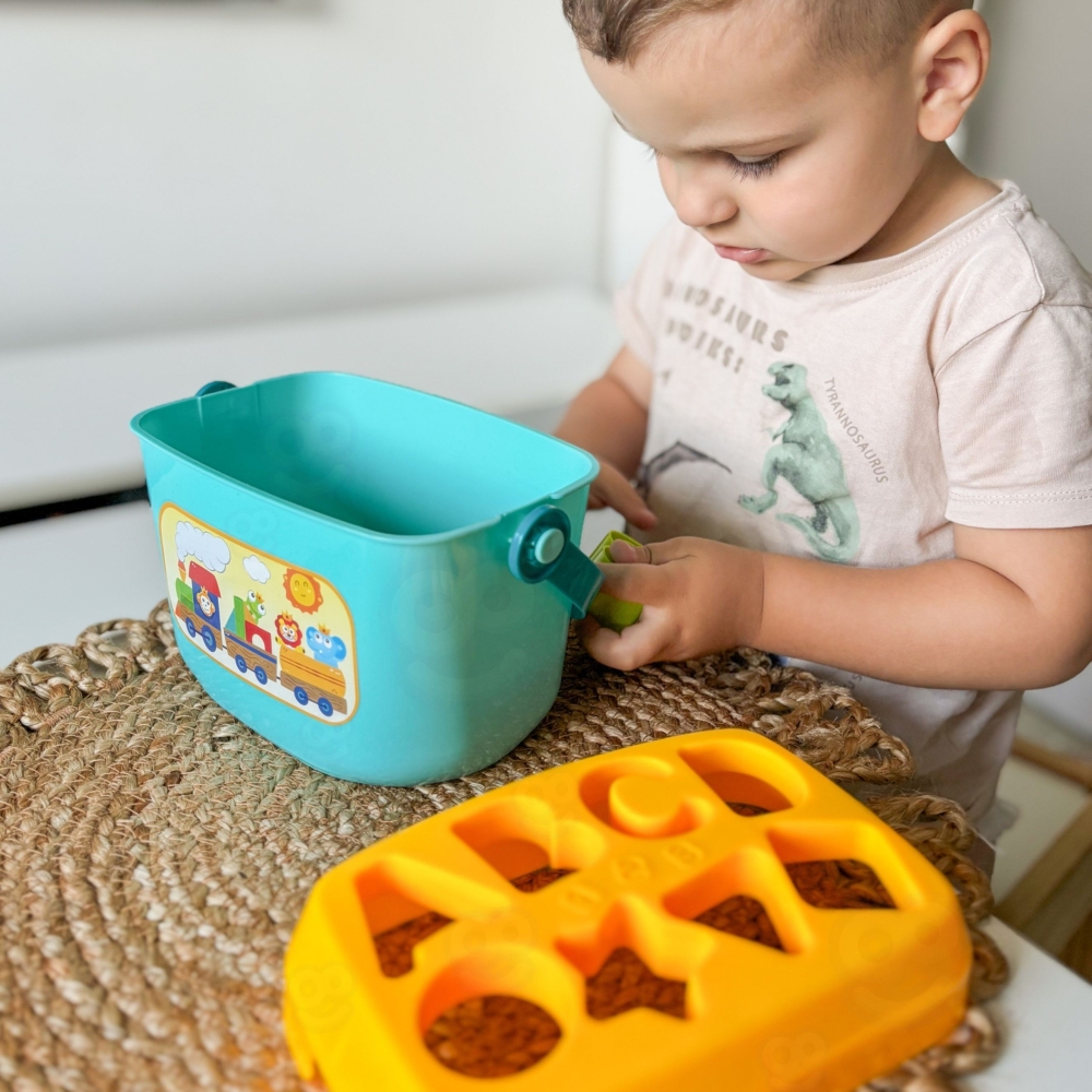 WOOPIE BABY Sorter 2 in 1 Case Suitcase + Alphabet and Shape Learning					