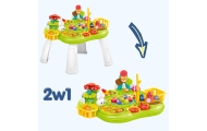Interaktyvus mokomasis stalas WOOPIE 2-in-1: žvejybos žaidimas, plaktukas, rūšiuoklė, garsas, šviesa-Žaislai, Kūdikiams, Žaislai