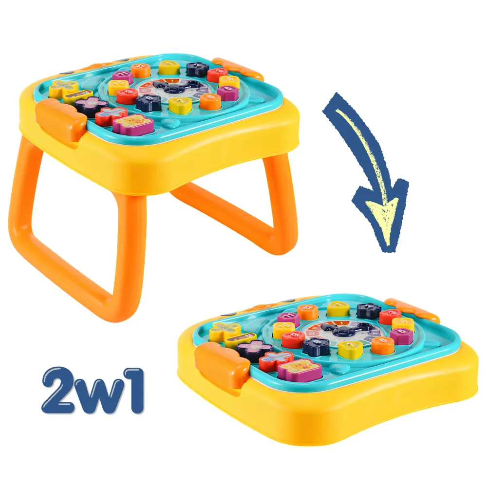 Interaktyvaus mokomojo stalo dirbtuvės WOOPIE 3-in-1 lenta-Žaislai, Kūdikiams, Žaislai mažyliams (iki 4 m.
