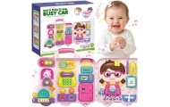 WOOPIE Interactive Manipulative Board Busy Car Suitcase 3in1 Sound Light					