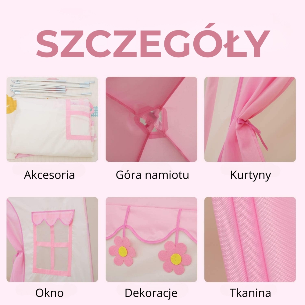 Palapinė Wooopie namams ir sodui XXL su grindimis-Žaislai, Vaikiškos palapinės-e-vaikas
