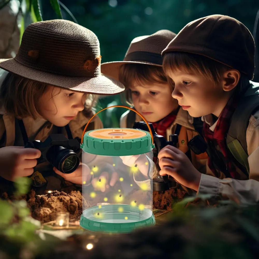 WOOPIE Discovery Little Nature Explorer Set Insect Net Butterfly Fish Container 