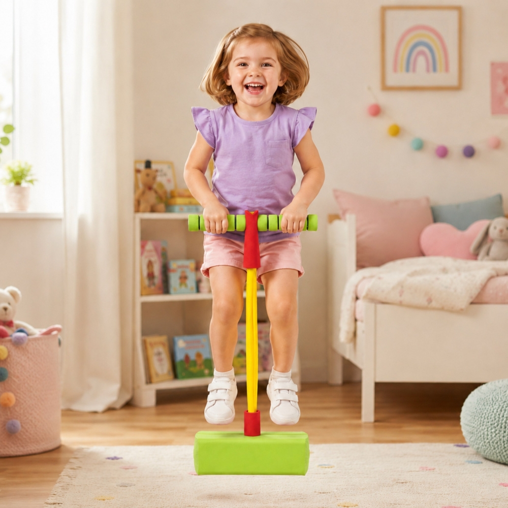 Sportinis žaislas WOOPIE Pogo Jumper, žalios sp.