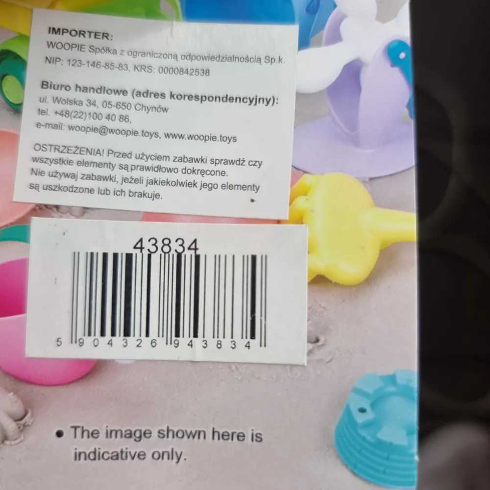 Smėlio formelės WOOPIE, 6 vnt-Žaislai, Lauko žaislai, Vandens ir smėlio žaislai, Smėlio ir vandens žaislai-e-vaikas