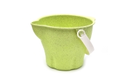 WOOPIE GREEN Sand Bucket Set with Car 11 pcs. BIODEGRADABLE ORGANIC MATERIAL					