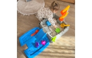 WOOPIE Portable Sandbox Castle Lockable + 9 acc.					