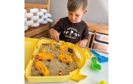 WOOPIE Kinetic Sand Construction Site Suitcase Crane Cars					
