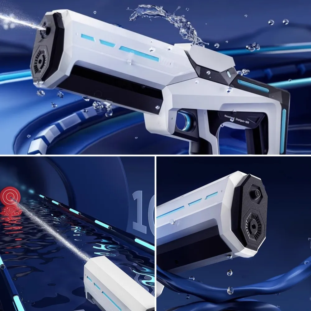 Elektrinis vandens pistoletas WOOPIE Automatic Blaster-LEKER-e-vaikas