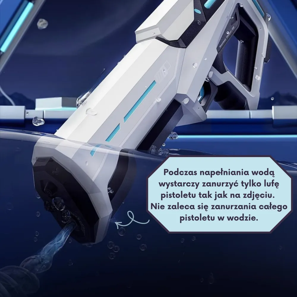 Elektrinis vandens pistoletas WOOPIE Automatic Blaster-LEKER-e-vaikas