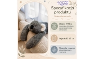 Antistresinis sensorinis pliušinis žaislas WOOPIE Koala, 65 cm, 1500 g-Žaislai, Minkšti žaislai-e-vaikas