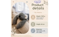 WOOPIE Koala Anti-Stress Sensory Weighted Plush Toy 65cm 1500g					