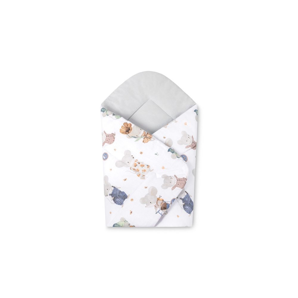 ROŻEK BAWEŁNA MOUSE GREY 75X75