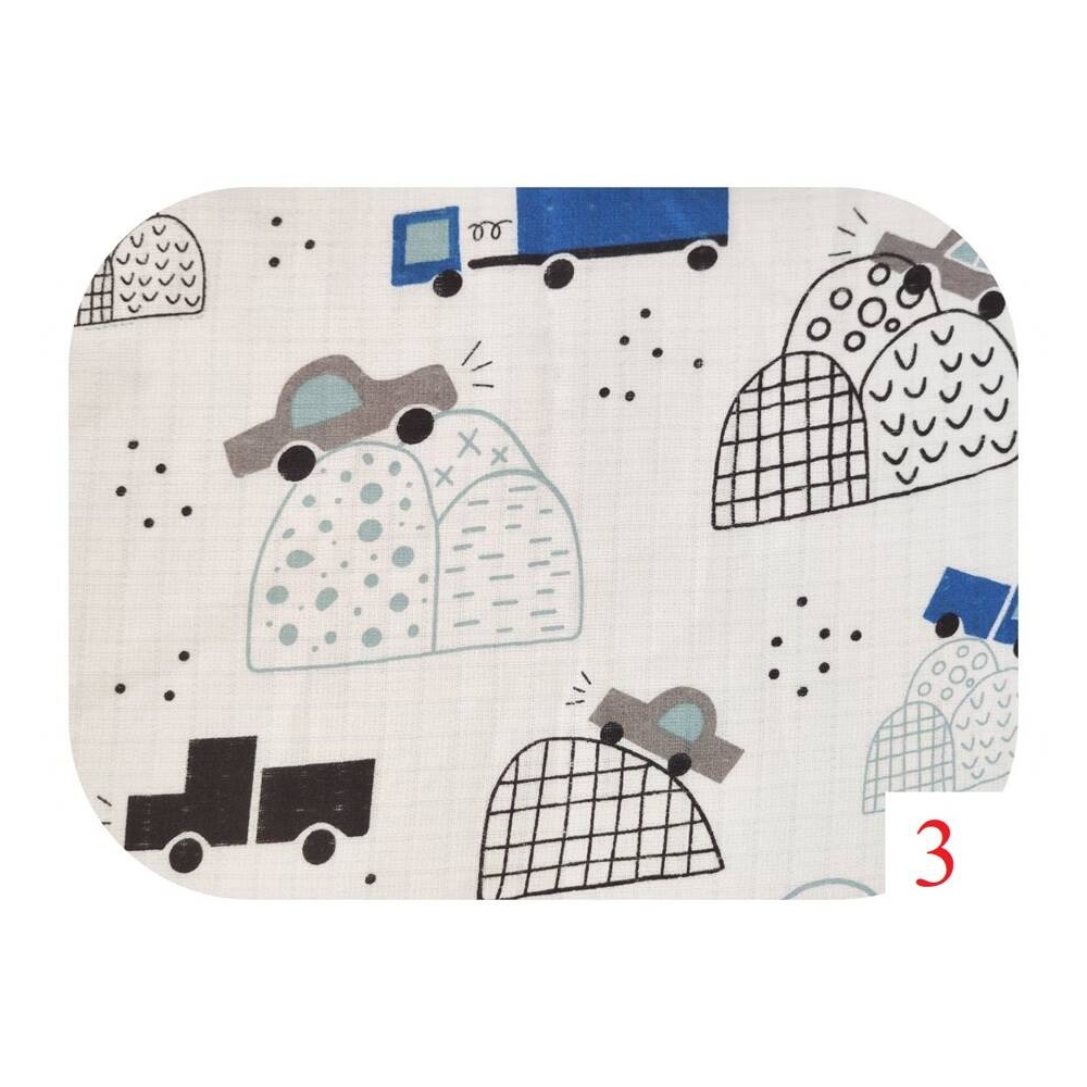 Diaper - 7052 - TETRA PRINT - ATK - size 70x80 cm MIX PRINT