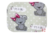 Diaper - 7052 - TETRA PRINT - ATK - size 70x80 cm MIX PRINT
