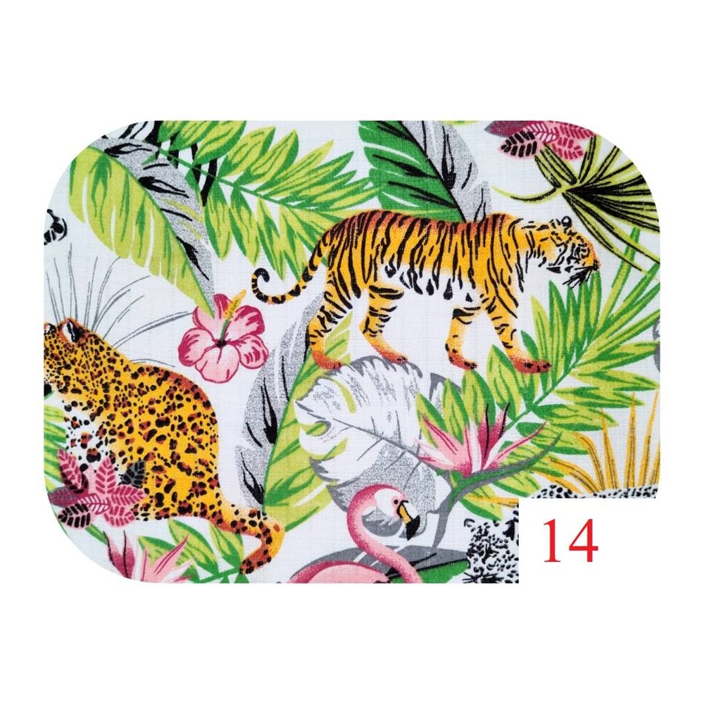 Diaper - 7052 - TETRA PRINT - ATK - size 70x80 cm MIX PRINT