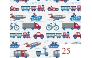 Diaper - 7052 - TETRA PRINT - ATK - size 70x80 cm MIX PRINT