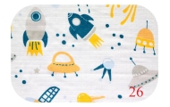 Sauskelnės - 7052 - TETRA PRINT - ATK - dydis 70x80 cm MIX PRINT 1 vnt