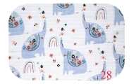 Diaper - 7052 - TETRA PRINT - ATK - size 70x80 cm MIX PRINT