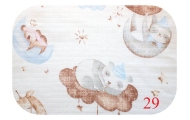 Diaper - 7052 - TETRA PRINT - ATK - size 70x80 cm MIX PRINT