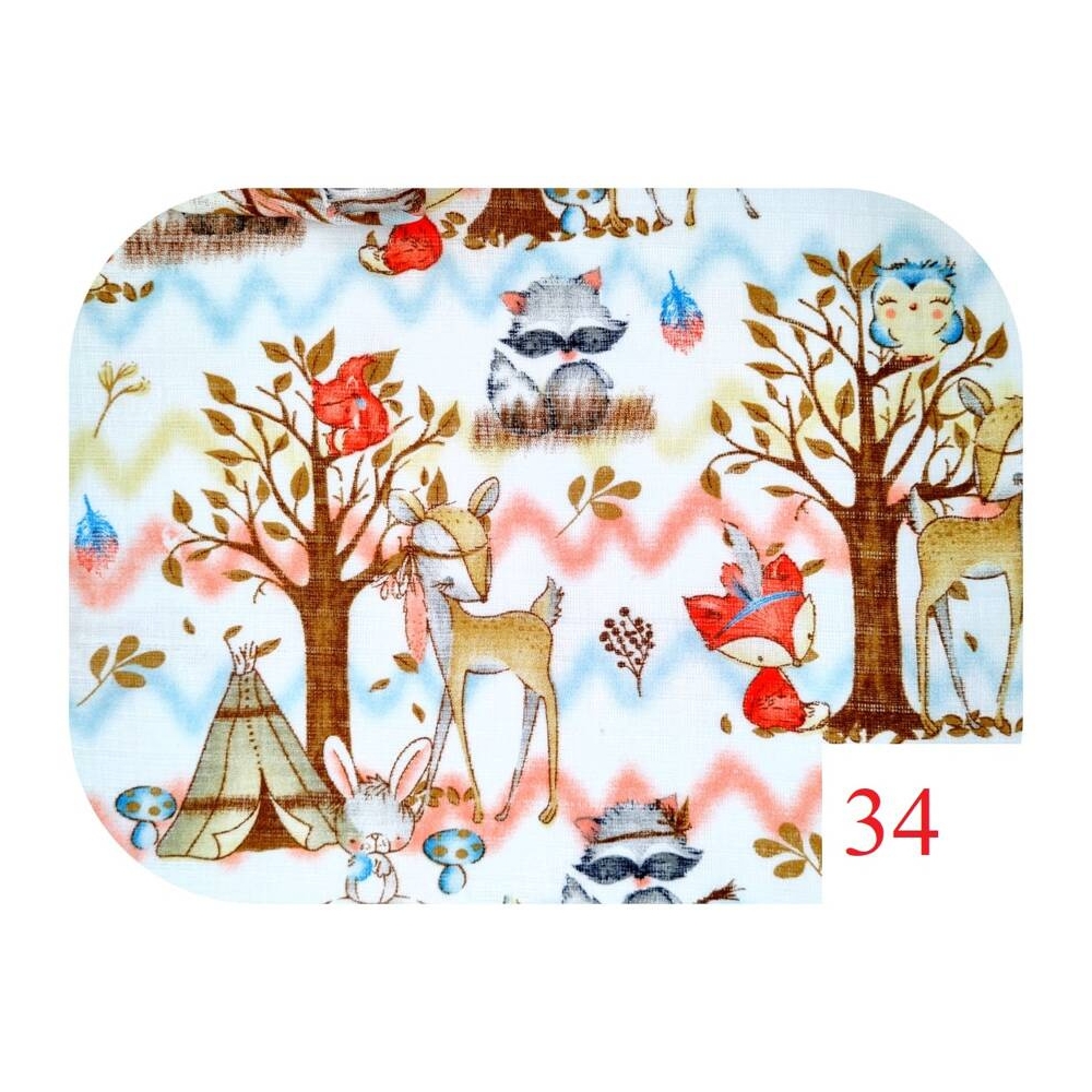 Sauskelnės - 7052 - TETRA PRINT - ATK - dydis 70x80 cm MIX PRINT 1 vnt