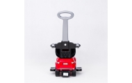 Ride-on car with handle - 614R - rubber wheels -RED