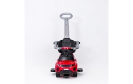 Ride-on car with handle - 614R - rubber wheels -RED