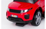 Ride-on car with handle - 614R - rubber wheels -RED