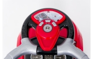 Ride-on car with handle - 614R - rubber wheels -RED