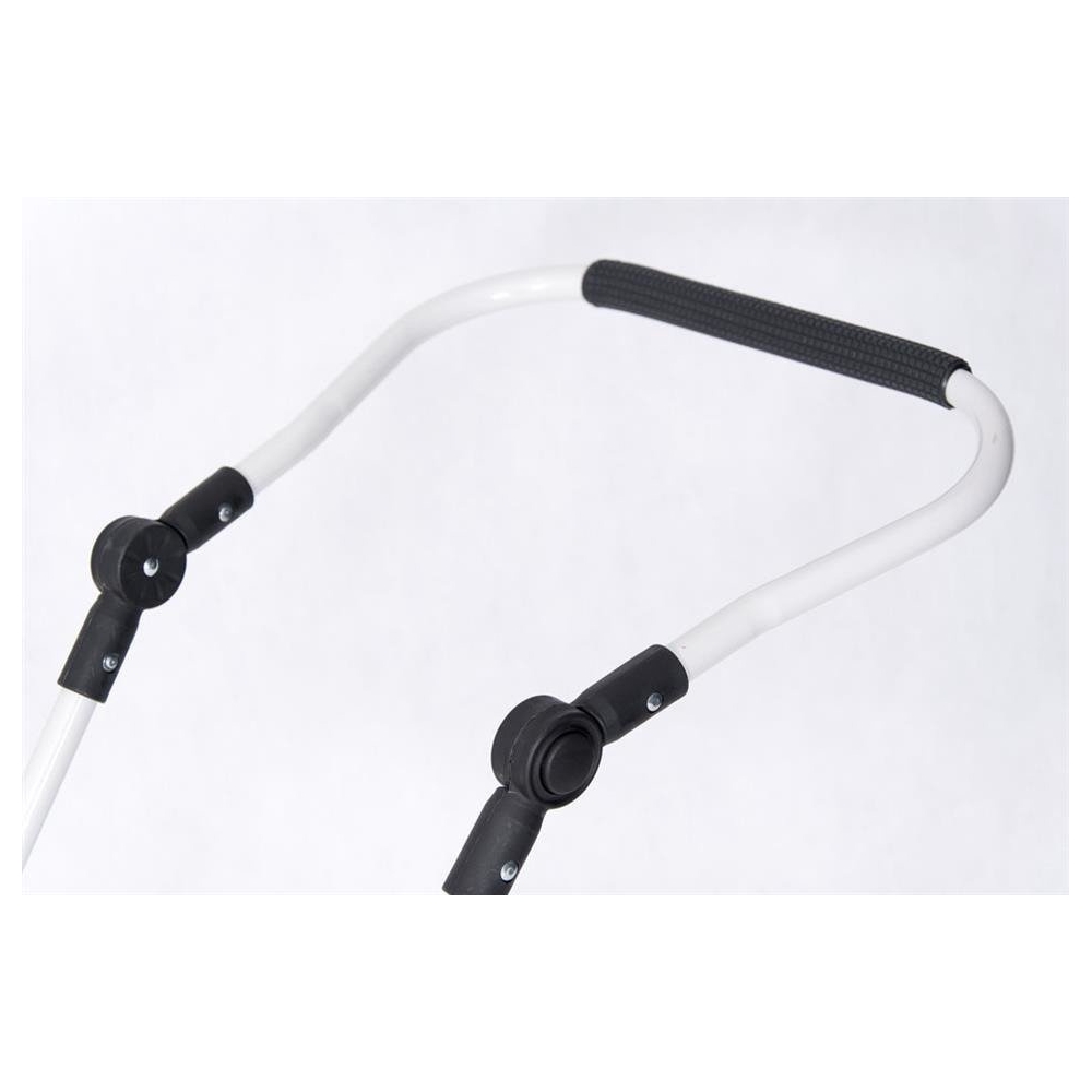 Sled metal with  handle to push - KUBUŚ - GREY