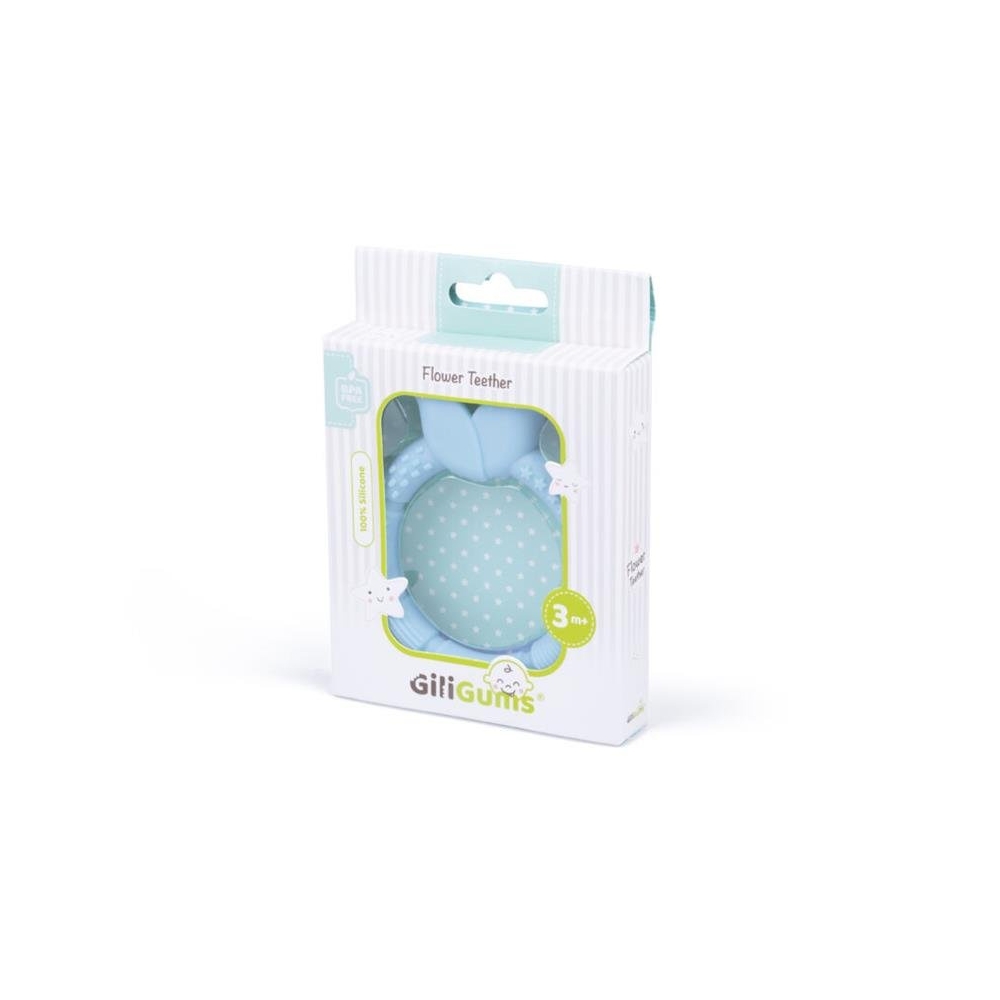 10433/ 04334 Sensory Teether - FLOWER - BLUE