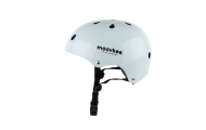 Dviračio šalmas - YF-1 - MOOVKEE - GLOSSY - WHITE - 48-55 dydis