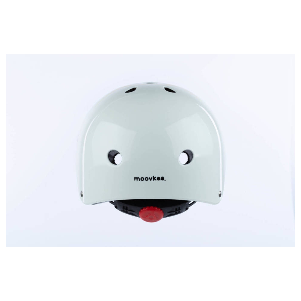 Dviračio šalmas - YF-1 - MOOVKEE - GLOSSY - WHITE - 48-55 dydis