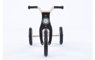 Tricycle - Balance Bike - Wooden - 2in1 - 0C075 - JANE - NATURAL WOOD & NICE BLACK - MOOVKEE