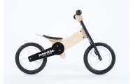 Triratis - dviratis - medinis - 2in1 - 0C075 - JANE - NATURAL WOOD & NICE BLACK - MOOVKEE