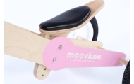 Triratukas - Bėgimo dviratis - Medinis - 2in1 - 0C075 - JANE - NATURAL WOOD & SWEET PINK - MOOVKEE.