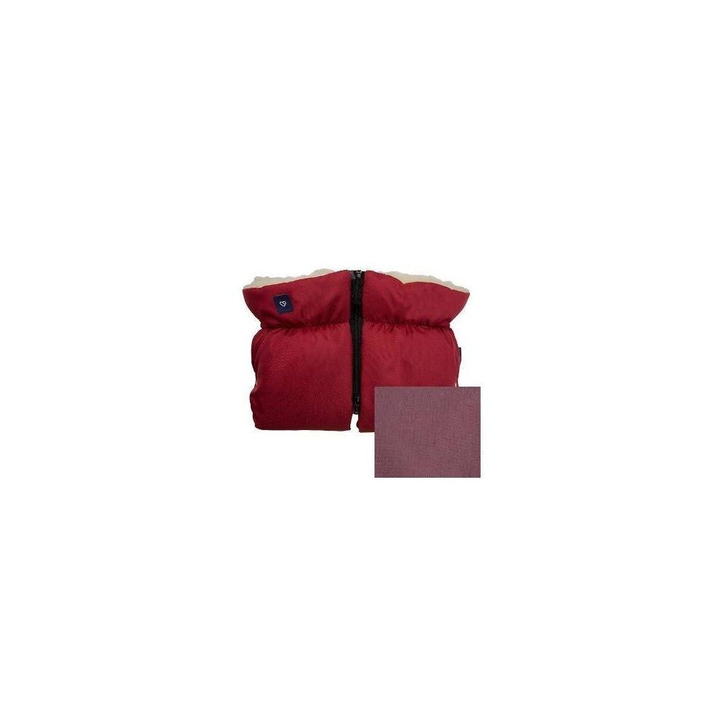 Gloves/muffs - 2 parts - SLEEP&GROW - BORDO - WOOL