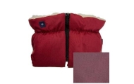 Gloves/muffs - 2 parts - SLEEP&GROW - BORDO - WOOL