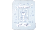 Blanket - TB0394 - SHELL- size 80x100 - BLUE